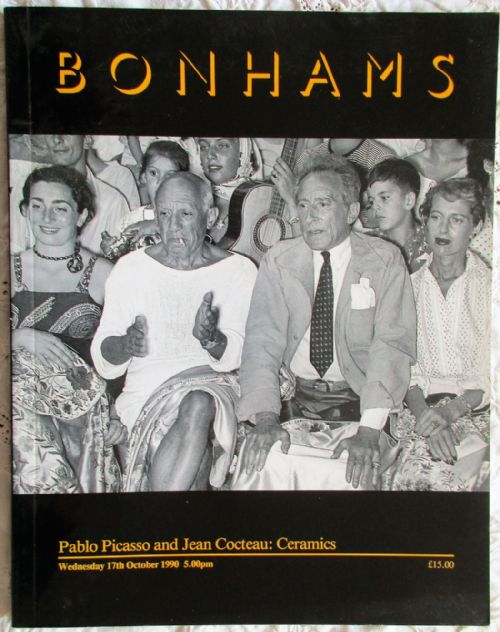 Bonhams ~ Pablo Picasso and Jean Cocteau : Ceramics ~ London ~ 17. 10. 1990