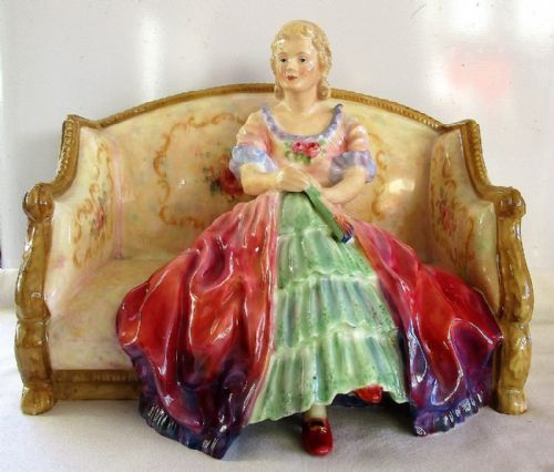 English Bone China Figurine ~ "Lady Louise" ~ Reginald Johnson