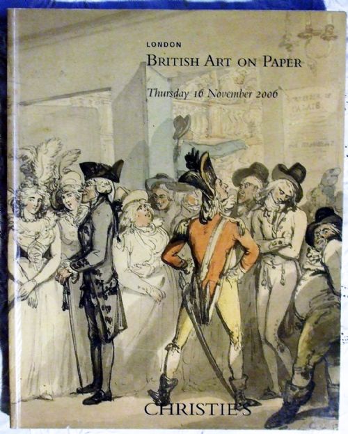 Christie's ~ British Art on Paper  ~ London ~ 16. 11. 2006