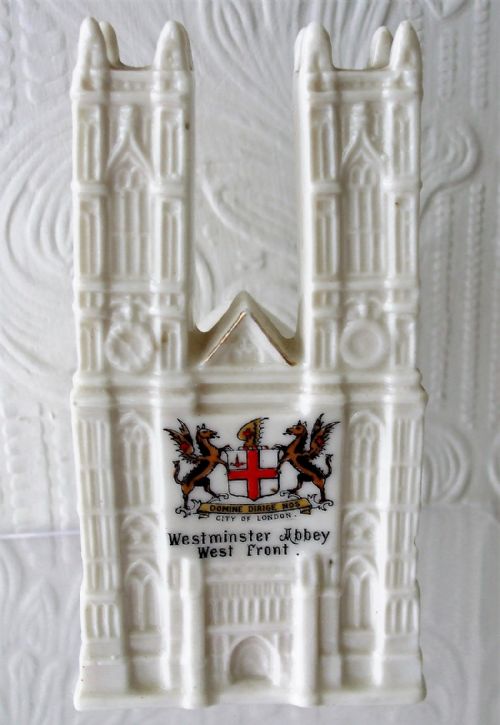 Antique Alexandra China ~ Westminster Abbey West Front ~ City of London