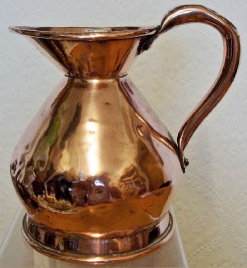 Antique English Victorian Copper Quart Measure ~ Benham and Froud