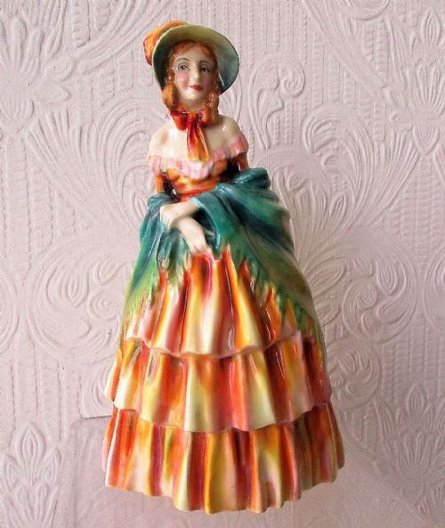 Vintage Royal Doulton English Porcelain Figurine ~ "A Victorian Lady" ~ HN 1529