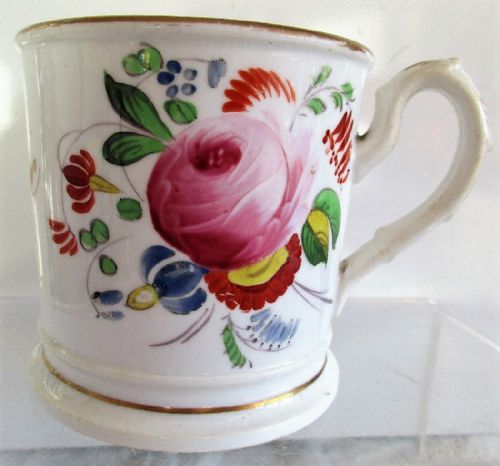 Antique English Victorian Porcelain Christening Mug ~ Thomas Cox