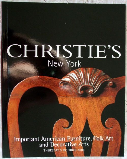 Christie's ~ Important American Furniture, Folk Art and Decorative Arts ~ New York ~ 05. 10. 2000