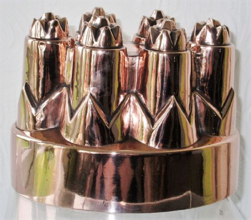 Antique English Victorian Copper Kitchen Mould