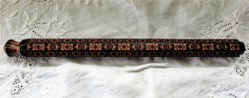 Antique English Victorian Tunbridge Ware Desk Accessory