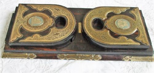 Victorian Coromandel Wood Bookslide by W.H. Tooke of Liverpool