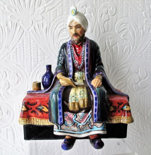 English Studio Pottery Porcelain Figurine ~ "Omar Khayyam" ~ Reginald Johnson
