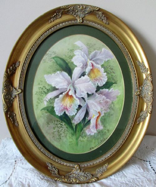 Orchids ~ Watercolour ~ Reginald Johnson 