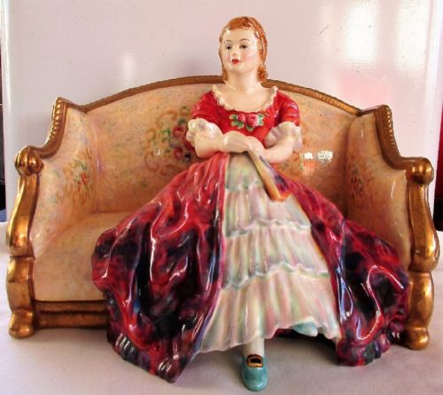 Vintage Paragon English Bone China Figurine ~ "Lady Louise"