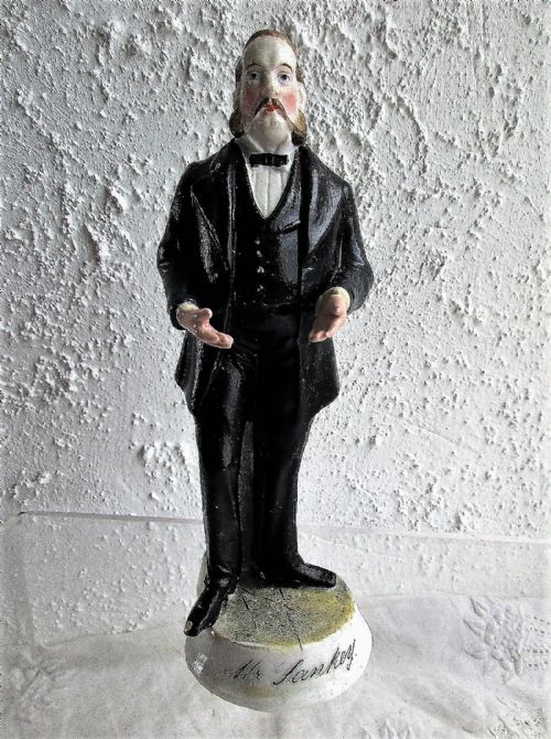 Antique English Victorian Porcelain Figurine ~ " Mr Sankey"