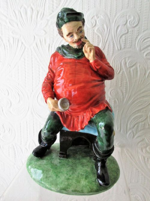 English Porcelain Figurine ~ "Falstaff" ~ Reg Johnson & Sons