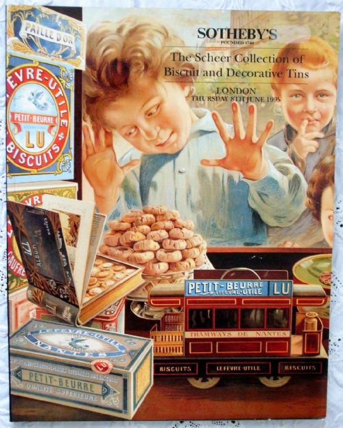 Sotheby's ~ The Scheer Collection of Biscuit and Decorative Tins ~ London ~ 08. 06. 1995