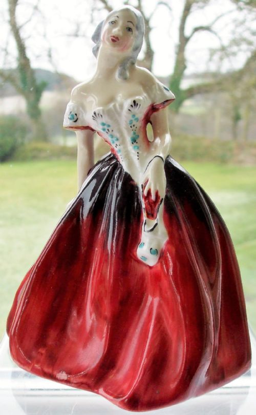 Vintage Arthur Bowker English Porcelain Figurine ~ "Margaret"