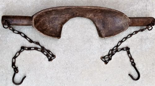 Antique Victorian Beech Dairy Maid's Shoulder Yoke