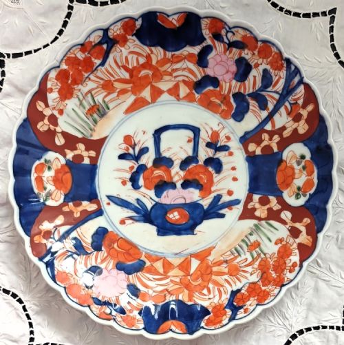 PAIR OF ANTIQUE JAPANESE MEIJI PERIOD IMARI PORCELAIN DISHES - ADDITIONAL PHOTO 2
