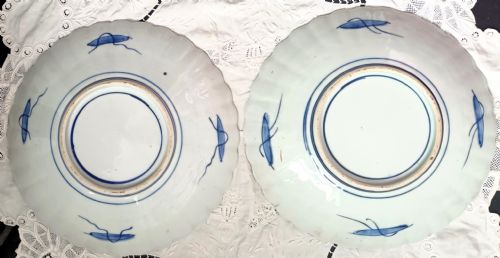 PAIR OF ANTIQUE JAPANESE MEIJI PERIOD IMARI PORCELAIN DISHES - ADDITIONAL PHOTO 6