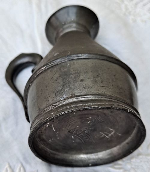SET OF 4 ANTIQUE IRISH VICTORIAN PEWTER HAYSTACK MEASURES - ADDITIONAL PHOTO 23