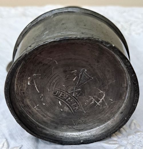 SET OF 4 ANTIQUE IRISH VICTORIAN PEWTER HAYSTACK MEASURES - ADDITIONAL PHOTO 24
