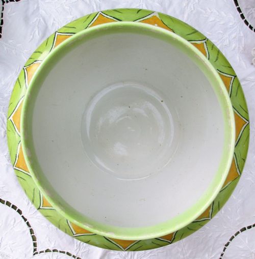 ANTIQUE ENGLISH VICTORIAN ART NOUVEAU JARDINIERE WA ADDERLEY - ADDITIONAL PHOTO 3