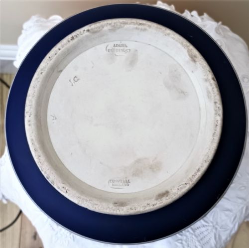 ANTIQUE ENGLISH VICTORIAN BLUE JASPER WARE JARDINIERE WILLIAM ADAMS SONS - ADDITIONAL PHOTO 4
