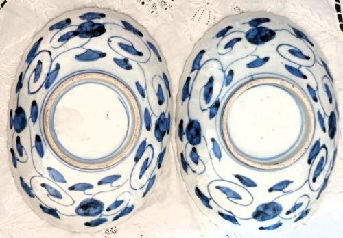 PAIR OF ANTIQUE JAPANESE MEIJI PERIOD IMARI PORCELAIN DISHES - ADDITIONAL PHOTO 5