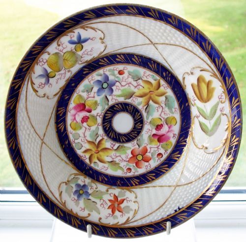 Antique English Georgian New Hall Porcelain Dish