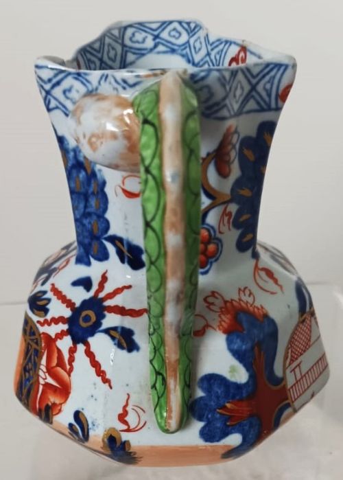 fig 1. Antique English Georgian Davenport Stone China Hydra Jug