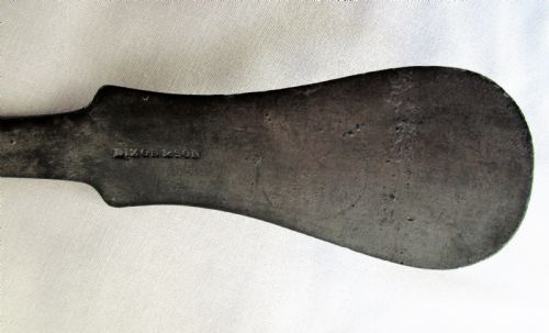 ANTIQUE ENGLISH GEORGIAN PEWTER LADLE DIXON SON - ADDITIONAL PHOTO 2