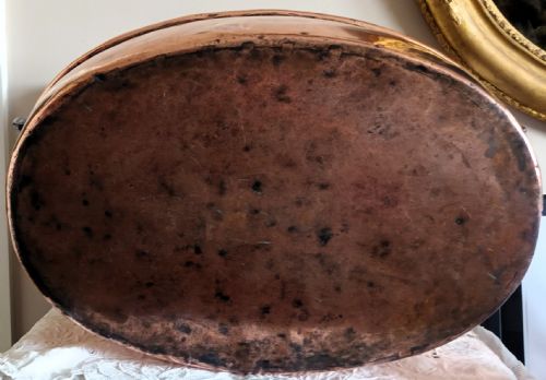 ANTIQUE ENGLISH GEORGIAN COPPER CREAM SETTING PAN - ADDITIONAL PHOTO 6