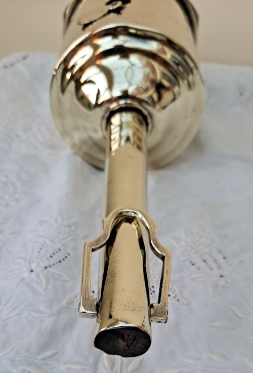 ANTIQUE ENGLISH GEORGIAN BRASS BOTTLE SPIT JACK JOHN LINWOOD OF BIRMINGHAM - ADDITIONAL PHOTO 3