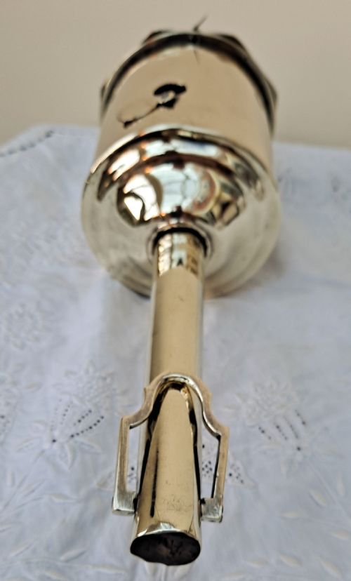 ANTIQUE ENGLISH GEORGIAN BRASS BOTTLE SPIT JACK JOHN LINWOOD OF BIRMINGHAM - ADDITIONAL PHOTO 4