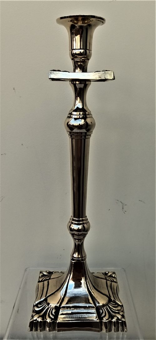 Antique English Victorian Brass Candlestick