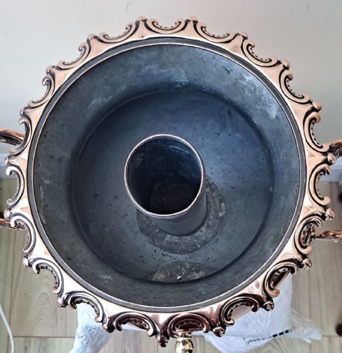 ANTIQUE ENGLISH VICTORIAN COPPER SAMOVAR - ADDITIONAL PHOTO 14