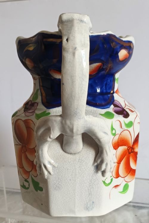 ANTIQUE VICTORIAN GAUDY WELSH GOWER PATTERN JUG - ADDITIONAL PHOTO 1