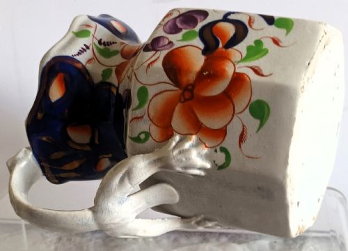 ANTIQUE VICTORIAN GAUDY WELSH GOWER PATTERN JUG - ADDITIONAL PHOTO 4