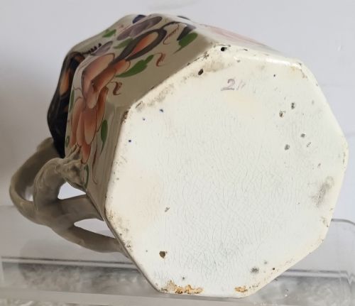 ANTIQUE VICTORIAN GAUDY WELSH GOWER PATTERN JUG - ADDITIONAL PHOTO 6