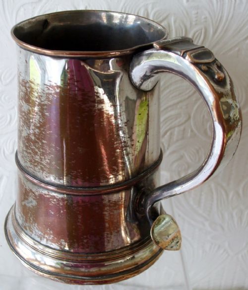 Antique English Georgian Old Sheffield Plate Mug