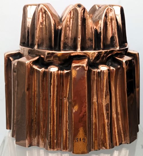 ANTIQUE ENGLISH VICTORIAN COPPER KITCHEN MOULD