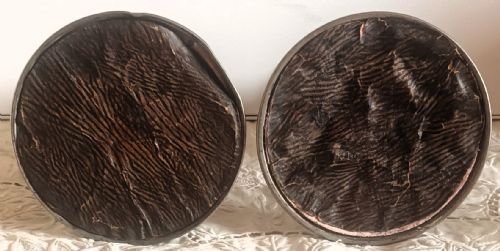 PAIR OF ANTIQUE ARTS AND CRAFTS PEWTER CANDLESTICKS - ADDITIONAL PHOTO 9