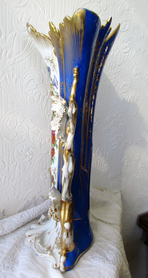 ANTIQUE ENGLISH GEORGIAN PORCELAIN VASE - ADDITIONAL PHOTO 1