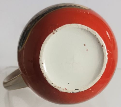 ANTIQUE ENGLISH VICTORIAN PRATTWARE POTTERY CREAM JUG - ADDITIONAL PHOTO 5