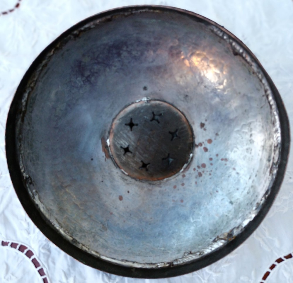 A polished Georgian copper tea urn featuring twin reeded handles, a brass spigot tap, and a square pedestal base resting on ball feet. View XVI