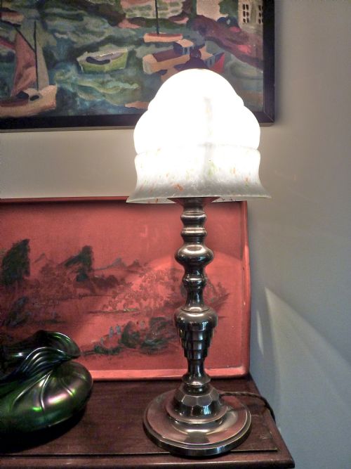 Victorian Table Lamp in Brass
