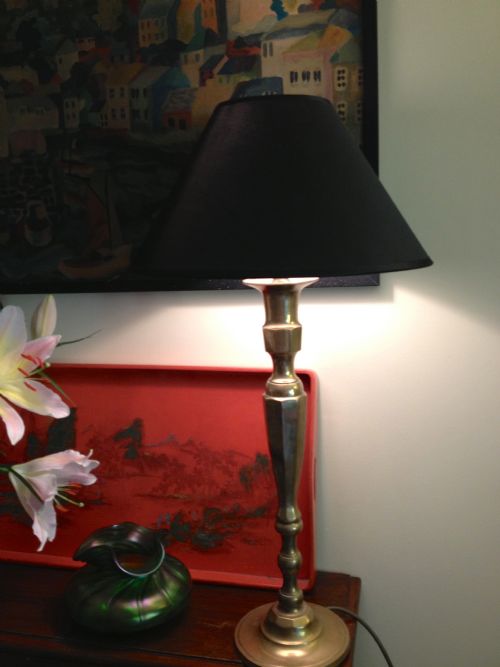 Tall Edwardian Table Lamp