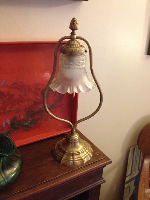 NAPOLEON III NOTARY DESK LAMP IN BRONZE - ADDITIONAL PHOTO 3