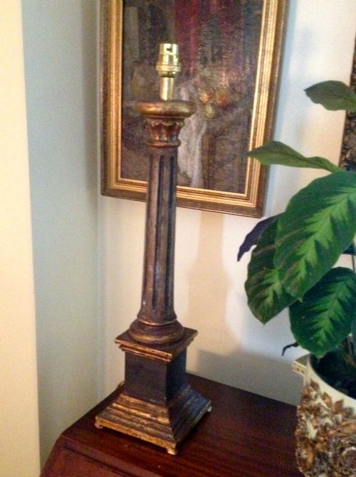 1920 Tall Obelisk Italian Giltwood
