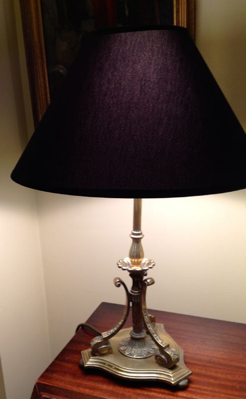 Empire Desk Lamp in Bronze
