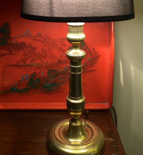 Empire Table Lamp Column Bronze