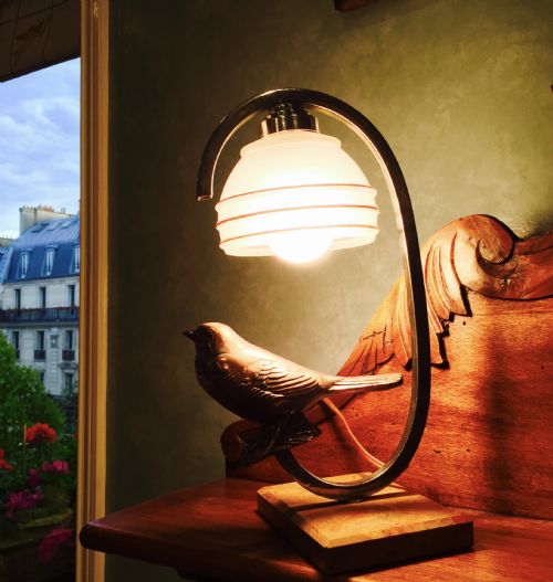1920 Bedside Desk Lamp Sparrow Copper
